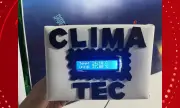 Estudantes criam Climatec com caixa de papelão para monitorar ar na BA