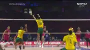 EUA dominam Brasil na Liga das Nações de Vôlei; Darlan leva bolada
