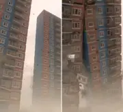 É #FAKE: vídeo de prédios desabando não é terremoto na Venezuela, mas simulação de game