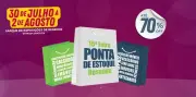 Feira Ponta de Estoque em Resende tem descontos de até 70%