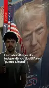 Festa de 250 anos da independência dos EUA vira 'guerra cultural' com discurso de Trump