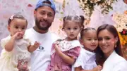 Filhas de Neymar, Mel e Helena, encantam web com semelhança ao pai