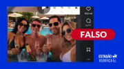 Flávio Bolsonaro é vítima de deepfake: imagem falsa com mulheres na piscina é desmentida