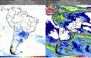Frio intenso e geada no Sul; chuva no Sudeste: Brasil tem clima contrastante