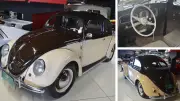 Fusca Split Window raro avaliado em mais de R$ 1 milhão chega a São Roque