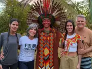 Glória Pires visita centro Huni Kuin no Acre e conhece projetos de sustentabilidade