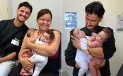 Gêmeas siamesas de SP chegam a Goiás para cirurgia de separação