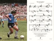 Gol do Século de Maradona vira partitura musical em obra de artista argentino