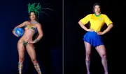Grazi Xavier adia body com mil cristais para Copa e usa look comportado