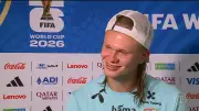 Haaland brinca com Vini Jr e mostra bom humor antes de enfrentar o Brasil