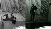 Homem fica preso em portão ao tentar furtar residência em Fortaleza