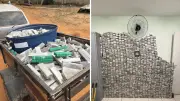 Homem preso com 1,5 tonelada de maconha em MG
