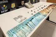 Homem preso com 2 kg de skunk e maconha e R$ 5,7 mil em espécie em RR