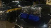 Homem preso com 50 kg de maconha após fuga na BR-116 em Teófilo Otoni