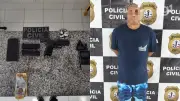 Homem é preso com pistola de uso restrito e equipamento de antiespionagem no MA