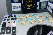 Homem é preso em Cuiabá com R$ 8 mil de golpes pela internet
