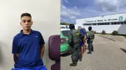 Homem preso por tentar matar companheira ateando fogo nela no Ceará