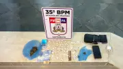 Homem preso por tráfico de drogas em Santarém no bairro Uruará