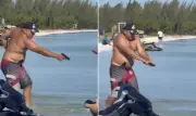 Homem tenta atirar em kitesurfista na Praia de Arubinha, mas arma falha