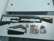 Idoso é preso em Piracaia por ameaça à nora e posse de armas