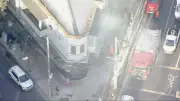 Incêndio atinge restaurante na Avenida Amazonas em BH; uma pessoa queimada