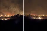 Incêndio de grandes proporções atinge fazendas em Bela Vista e é controlado após 8 horas