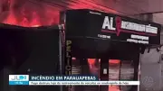 Incêndio de grandes proporções destrói loja de rastreamento em Parauapebas