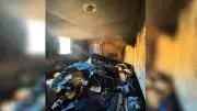 Incêndio destrói quarto e banheiro após vela de novena em Arapuá