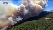 Incêndio florestal atinge Costa Brava na Espanha e confina 10 municípios