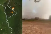 Incêndio no Pantanal cruza fronteira para a Bolívia com ventos fortes