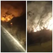 Incêndio às margens da BR-251 queima 5 mil m² em Francisco Sá