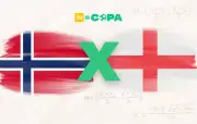 Inglaterra é favorita contra Noruega nas quartas da Copa 2026, aponta FGV