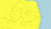 Inmet renova alerta amarelo de vendaval para toda a Paraíba