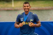 Isaquias Queiroz conquista ouro no C1 500m no Pan-Americano de Canoagem