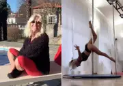 Italiana de 82 anos é a praticante de pole dance competitivo mais velha do mundo