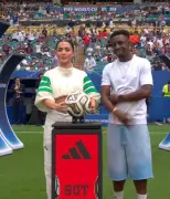 Jade Picon leva bola em jogo do 3º lugar da Copa do Mundo 2026