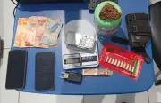 Jovem preso por agredir companheira e por tráfico de drogas no MA