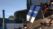 Ladeira do Uruguai: parada de ônibus segue sem reparos após mais de um mês
