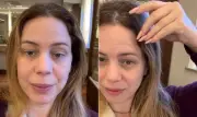 Leandra Leal mostra recuperação capilar após tintura de novela