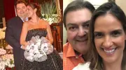 Luciana Cardoso revela por que usou vestido preto no casamento com Faustão
