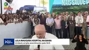 Lula exibe curativo na cabeça após retirada de câncer de pele