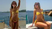 Luísa Sonza transforma biquíni em tendência fashion com camadas na Sardenha