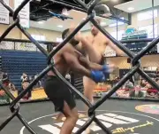 Lutador acerta chute voador que lesionou McGregor e nocaut