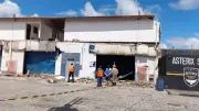 Marquise desaba em Campina Grande e imóvel é interditado