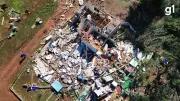 Menina escapa de tornado no RS após avô buscá-la horas antes