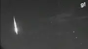 Meteoro com brilho intenso cruza o céu do Rio Grande do Sul