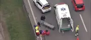 Motociclista ferido em acidente na Ayrton Senna causa 2 km de lentidão