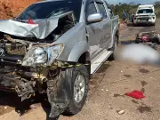 Motociclista morre após colisão frontal com caminhonete em Porto Acre, AC