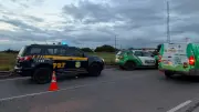 Motociclista morre atropelado por carreta na BR-116 em Pacajus