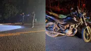 Motociclista morre e mulher fica ferida em acidente na zona rural de Teresina